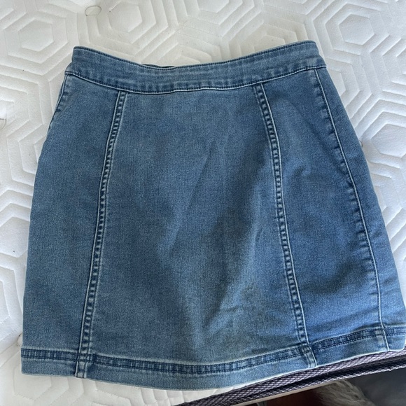 Free People Denim Skirt - Picture 2 of 3